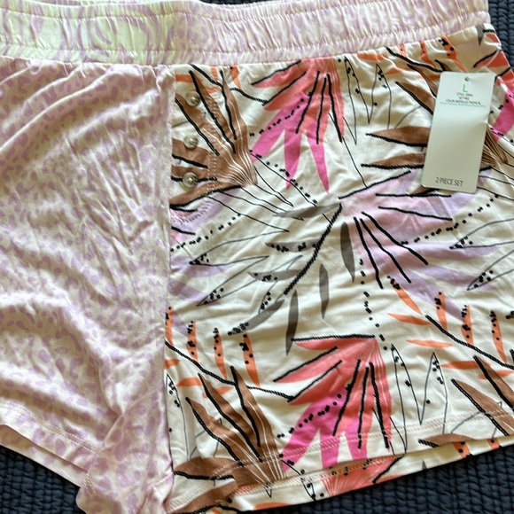 NWT Honeydew very soft button shirt and short pajama set size large - Picture 11 of 14